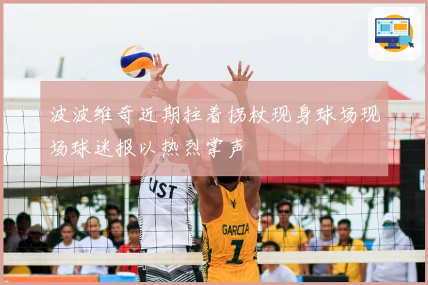 波波维奇近期拄着拐杖现身球场现场球迷报以热烈掌声